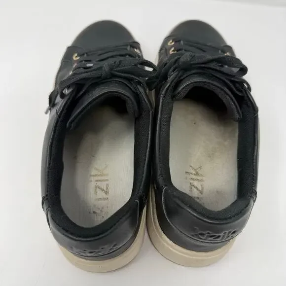 Kizik Vegas Hands Free Sneaker Black Women 7.5 Men 6 WIDE Walking Comfort Oxford - Picture 5 of 6